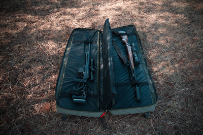 Deluxe Double Cattle Rail Rifle Bag