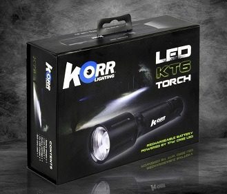 Hardkorr Rechargeable 1000 Lumen LED Torch (KT6)