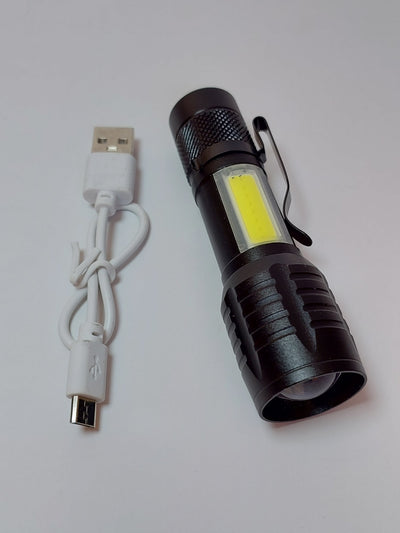 Mini LED USB Rechargeable Flashlight