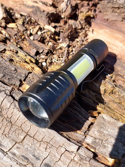 Mini LED USB Rechargeable Flashlight